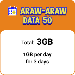 1 GB/day for 3 days